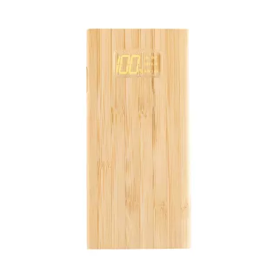 branded Mills Bamboo Power Bank - 10000 mAh, from our range of promotional Power Banks