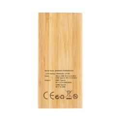 branded Mills Bamboo Power Bank - 10000 mAh, from our range of promotional Power Banks