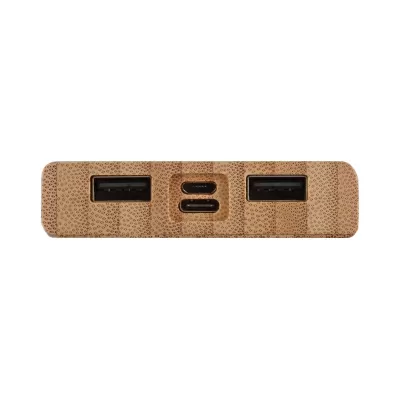 branded Mills Bamboo Power Bank - 10000 mAh, from our range of promotional Power Banks