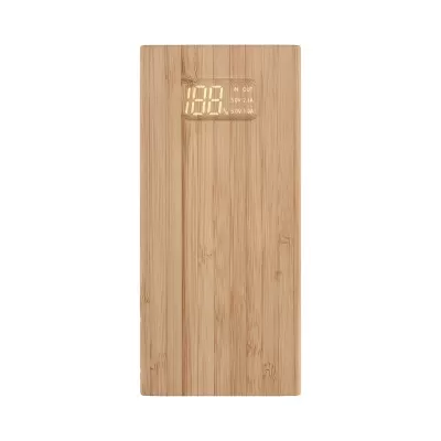 branded Mills Bamboo Power Bank - 10000 mAh, from our range of promotional Power Banks
