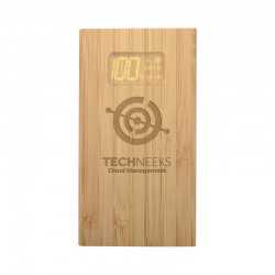 branded Kendal Bamboo Power Bank - 5000 mAh, from our range of promotional Power Banks
