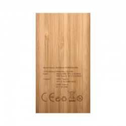 branded Kendal Bamboo Power Bank - 5000 mAh, from our range of promotional Power Banks