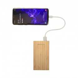 branded Kendal Bamboo Power Bank - 5000 mAh, from our range of promotional Power Banks