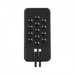 branded Newport Light-Up Wireless Power Bank 6000 mAh, from our range of promotional Power Banks