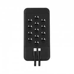 branded Newport Light-Up Wireless Power Bank 6000 mAh, from our range of promotional Power Banks