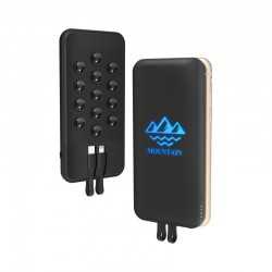 branded Newport Light-Up Wireless Power Bank 6000 mAh, from our range of promotional Power Banks