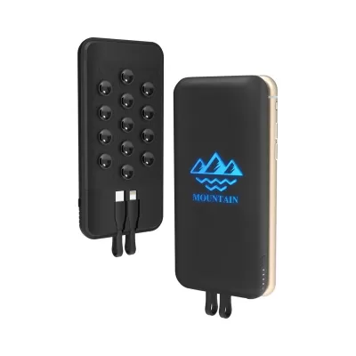 branded Newport Light-Up Wireless Power Bank 6000 mAh, from our range of promotional Power Banks
