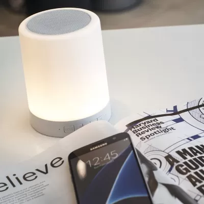 branded Touch Lamp Speaker, from our range of promotional Speakers