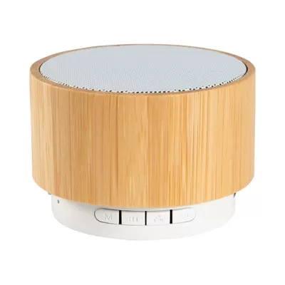 branded Muir Bamboo Bluetooth Speaker, from our range of promotional Speakers