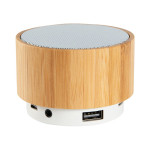 branded Muir Bamboo Bluetooth Speaker, from our range of promotional Speakers