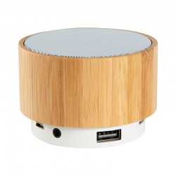 branded Muir Bamboo Bluetooth Speaker, from our range of promotional Speakers