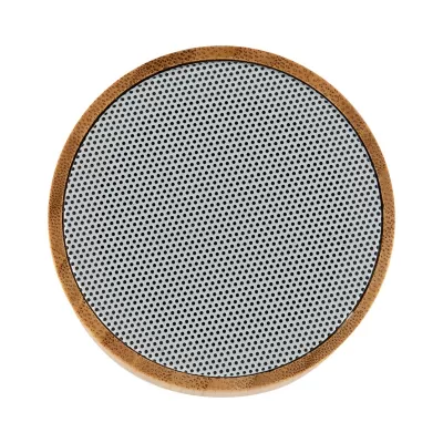 branded Muir Bamboo Bluetooth Speaker, from our range of promotional Speakers