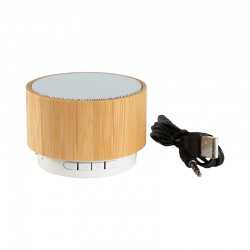 branded Muir Bamboo Bluetooth Speaker, from our range of promotional Speakers