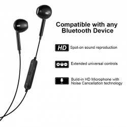 branded Benton Bluetooth Earphone, from our range of promotional Earbuds & Headphones