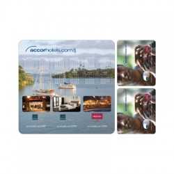 branded PVC Pad with 2 Coasters, from our range of promotional Coasters