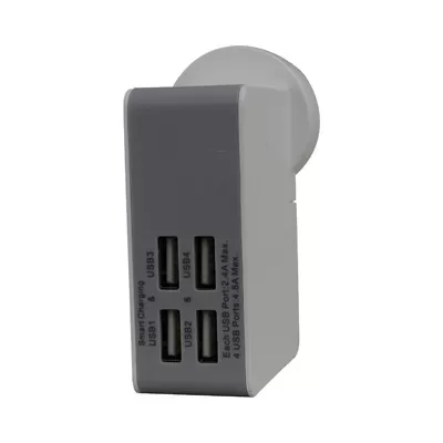 branded Harbour AC USB Charger (Exit Stock), from our range of promotional Phone & Tablet Chargers