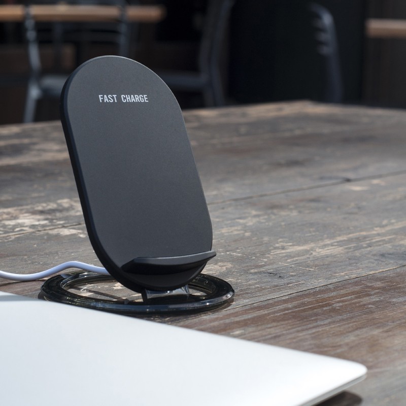branded Power Stand Fast Wireless Charger, from our range of promotional Phone & Tablet Chargers