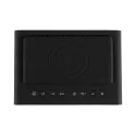 branded Dover Alarm Clock Wireless Charger Speaker, from our range of promotional Phone &amp; Tablet Chargers