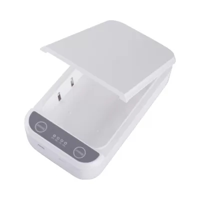 branded Toro UV-C Personal Steriliser Wireless Charger, from our range of promotional Phone & Tablet Chargers