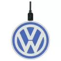 branded Custom Moulded Wireless Charger - 5W, from our range of promotional Phone &amp; Tablet Chargers