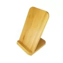 branded Stirling Fast Wireless Charge Bamboo Stand, from our range of promotional Phone &amp; Tablet Chargers