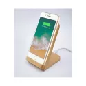 branded Stirling Fast Wireless Charge Bamboo Stand, from our range of promotional Phone &amp; Tablet Chargers