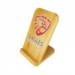 Phone & Tablet Chargers - Stirling Fast Wireless Charge Bamboo Stand