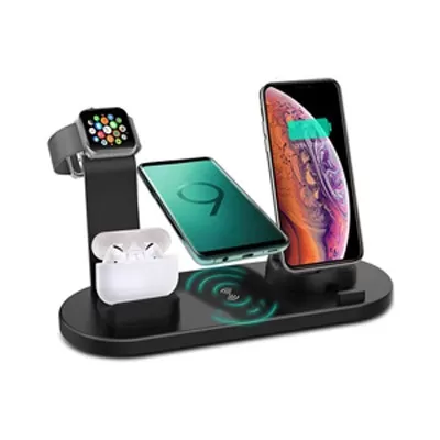 branded Betta 4n1 Wireless Docking Station, from our range of promotional Phone & Tablet Chargers