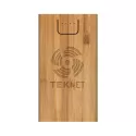 branded Jaegers Bamboo Wireless Power Bank - 5000 mAh, from our range of promotional Phone &amp; Tablet Chargers