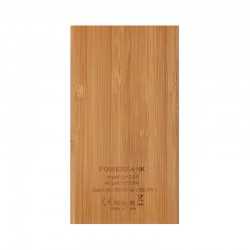 Phone & Tablet Chargers - Jaegers Bamboo Wireless Power Bank - 5000 mAh