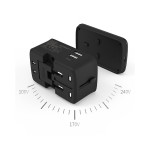 Phone &amp; Tablet Chargers - Portici Travel Adaptor with Fast Wireless Charger