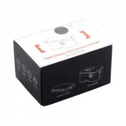Phone & Tablet Chargers - Portici Travel Adaptor with Fast Wireless Charger