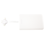 branded Kano 5000 mAh Wireless power bank with 3-in-1 cable, from our range of promotional Power Banks