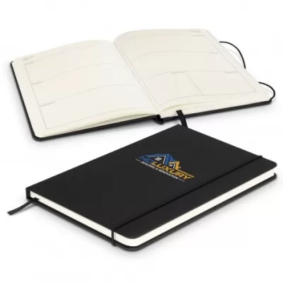 branded Weekly Diary A5 - 2024, from our range of promotional Promotional Journals & Notebooks