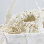 Cotton &amp; Calico Tote Bags - Keepsake Wicker Tote Bag