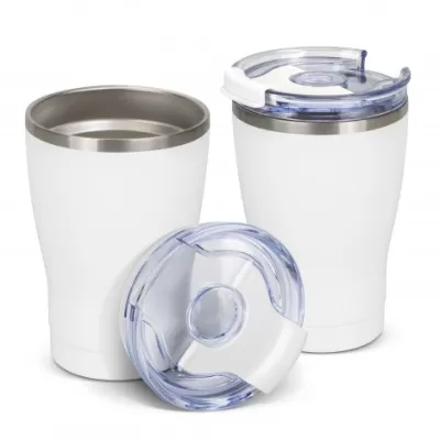 branded Arc Vacuum Cup 350ml, from our range of promotional Reusable Coffee Cups - Metal