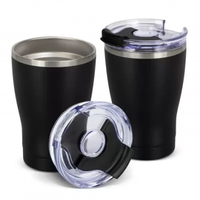 branded Arc Vacuum Cup 350ml, from our range of promotional Reusable Coffee Cups - Metal