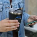 branded Arc Vacuum Cup 350ml, from our range of promotional Reusable Coffee Cups - Metal