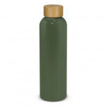 branded Eden Aluminium Bottle Bamboo Lid 600ml, from our range of promotional Drink Bottles - Metal