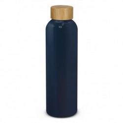 branded Eden Aluminium Bottle Bamboo Lid 600ml, from our range of promotional Drink Bottles - Metal