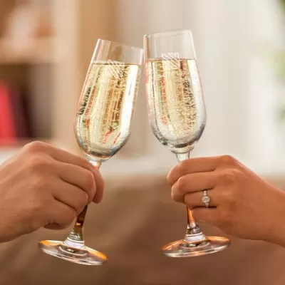 branded Champagne Flute 185ml, from our range of promotional Printed Glasses & Tumblers