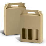 branded Wine Carry Pack - Triple, from our range of promotional Wine &amp; Bar Accessories