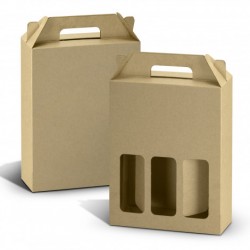 branded Wine Carry Pack - Triple, from our range of promotional Wine & Bar Accessories