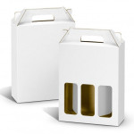 branded Wine Carry Pack - Triple, from our range of promotional Wine &amp; Bar Accessories