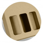 branded Wine Carry Pack - Triple, from our range of promotional Wine &amp; Bar Accessories