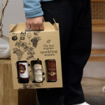 branded Wine Carry Pack - Triple, from our range of promotional Wine &amp; Bar Accessories
