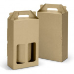 branded Wine Carry Pack - Double, from our range of promotional Wine &amp; Bar Accessories