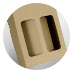 branded Wine Carry Pack - Double, from our range of promotional Wine &amp; Bar Accessories