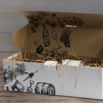 branded Die Cut Box with Locking Lid - 395x115x115mm, from our range of promotional Wine &amp; Bar Accessories