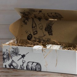 branded Die Cut Box with Locking Lid - 395x115x115mm, from our range of promotional Wine & Bar Accessories